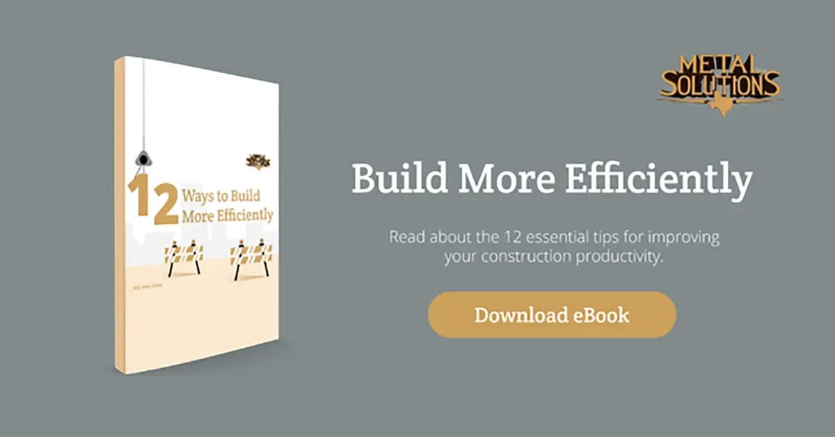 Build More efficiently eBook by Metal Solutions