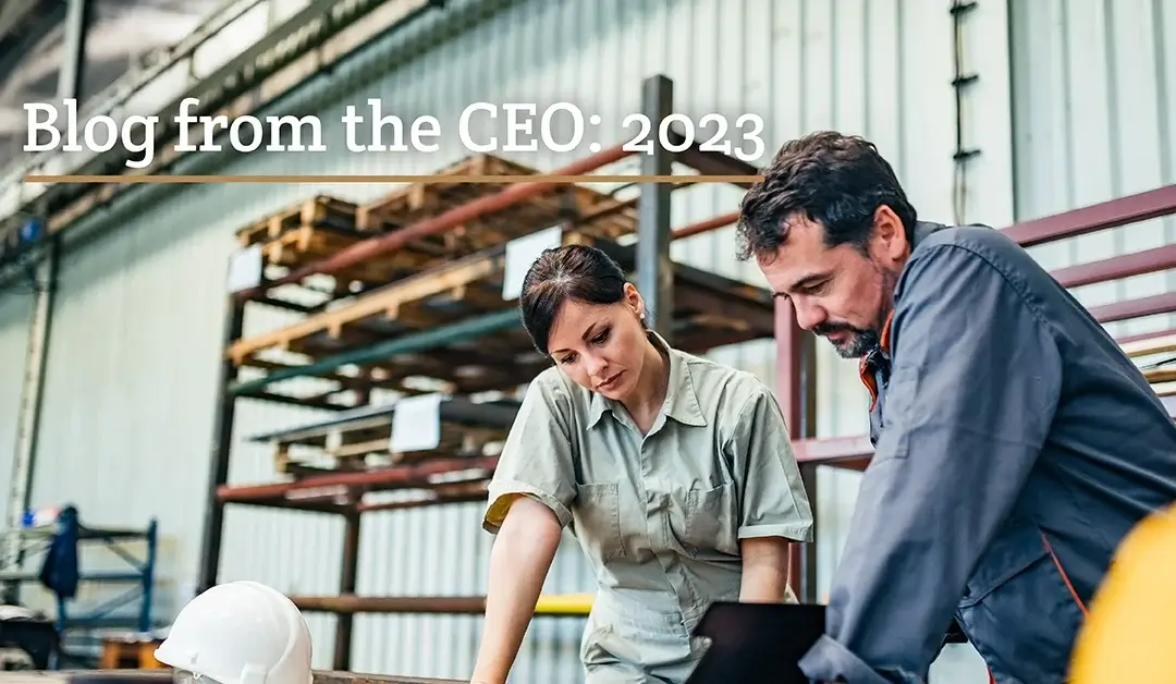 Blog from the CEO